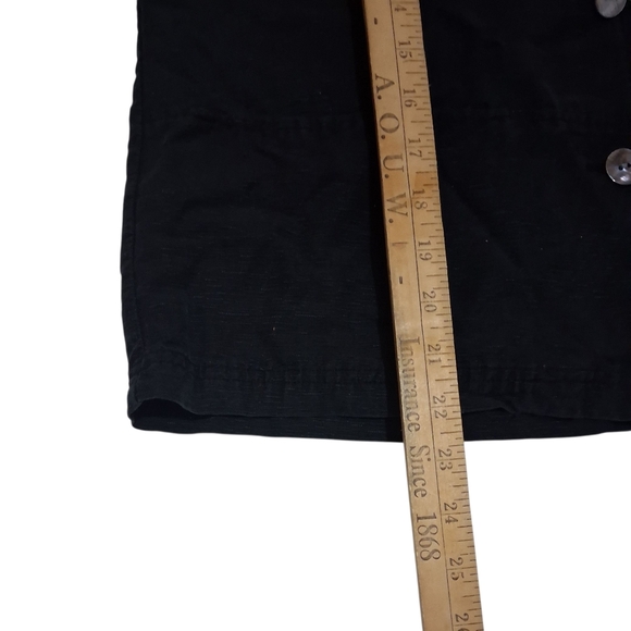 EUC linden hill Sz. S Black Long Sleeve Button Down Shirt. - Picture 7 of 10